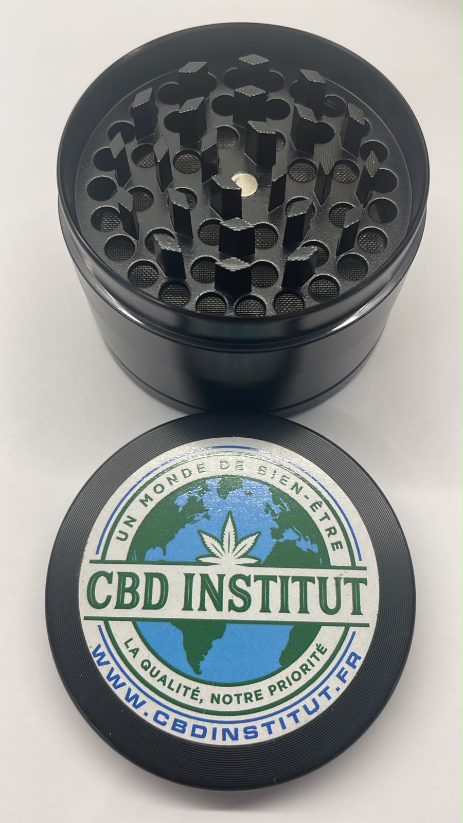 Grinder métal 3 niveaux avec grille récupération pollen (5cm)